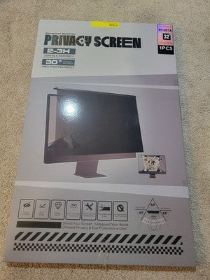 Magnetic Privacy Screen for 32 Inch Flat Computer Monitor 16:9 Aspect