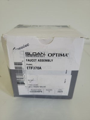 Sloan ETF370A 3/8 in. 24-Volt Brass Solenoid Valve Assembly 0305849PK Faucet