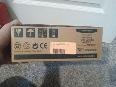 GENUINE XEROX PHASER 6100 106R681 106R00681 MAGENTA HIGH CAPACITY TONER