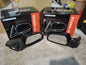 2Pcs Power Mirror w/ Power Heated Manual Folding Smooth Black for Suzuki Forenza