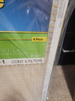 3M Filtrete 18x24x1 Air Filter MERV 8 HVAC AC Furnace Filter Replacement 6 PACK