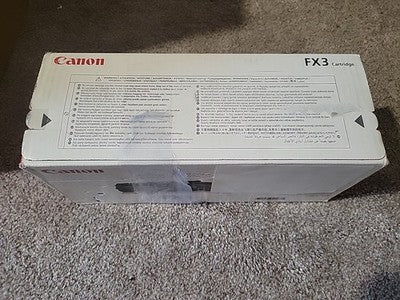 Canon FX3 FX-3 Genuine Toner Cartridge NEW But Beat Box