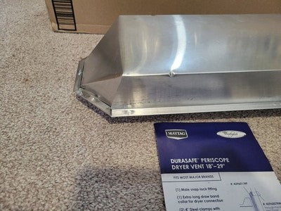 Maytag Whirlpool Durasafetm Periscope Dryer Vent 18 to 29 Inch Extends 4396011RP