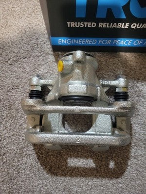 TRQ Rear Left Brake Caliper Fits 2018 Fiat 500X 2018 Jeep Renegade