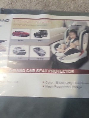 XHYANG Car Seat Protector 1 Pack Car Seat Cushion Mat Fits Most Cars. NEW SEALED