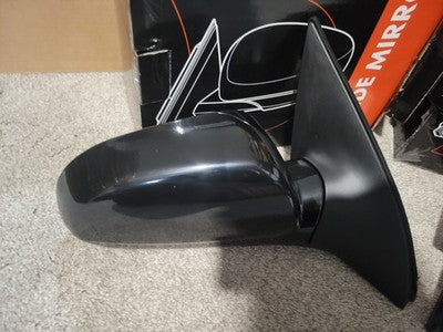 2Pcs Power Mirror w/ Power Heated Manual Folding Smooth Black for Suzuki Forenza