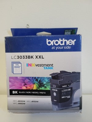 New/Sealed Brother LC3033BK XXL Black Ink Cartridge EXP 06/2025