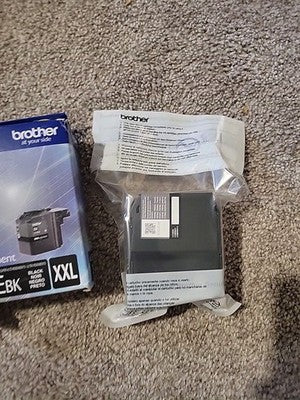Brother Genuine LC10EBK INKvestment Super High Yield Black Ink Cartridge 10/2027