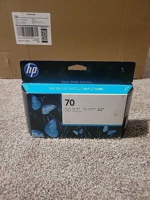 GENUINE HP 70 PHOTO BLACK INK CARTRIDGE 130ML C9449A Exp 03/2021