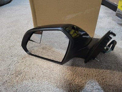 Front Driver Side Heated Side Mirror For 2015-2019 Hyundai Sonata Glossy Black