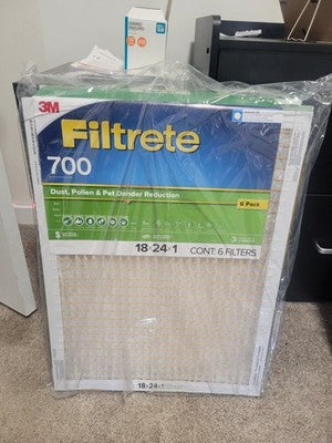 3M Filtrete 18x24x1 Air Filter MERV 8 HVAC AC Furnace Filter Replacement 6 PACK