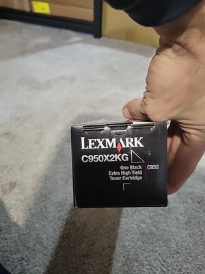 LEXMARK C950X2KG BLACK BRAND NEW IN LEXMARK RETAIL BOX  CT201644