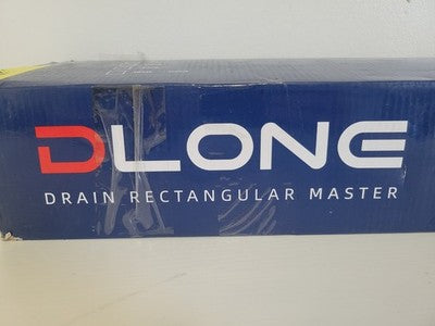 DLONE 24-inch Linear Shower Drain AISI 304 Stainless Steel Matte Black 24"