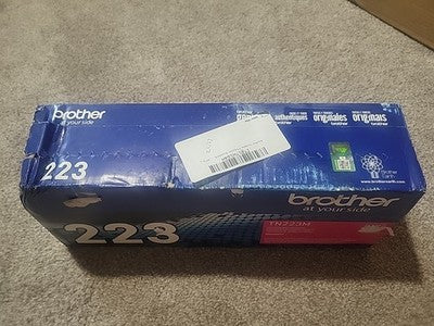 GENUINE Brother - TN223M  1,300 Page Standard-Yield Toner Cartridge - Magenta