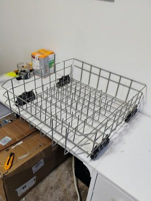 W10728159 Dishwasher Lower Rack for Maytag Dishwasher Rack with Wheels, W1052564