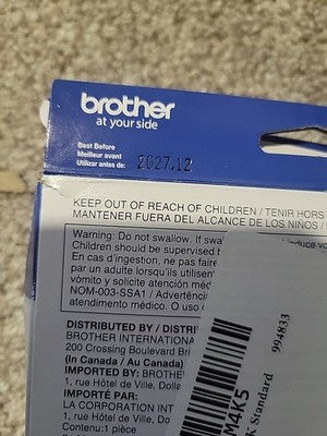Brother LC406 Black Standard Yield Ink Cartridge (LC406BKS) NEW SEALED 12/27