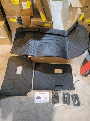 Cargo Mat Backrest Mats for 2024-2026 Chevy Traverse & 2025 2026 Buick Enclave