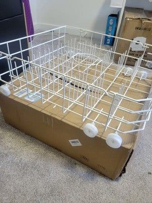 GE Kenmore Lower Dishwasher Rack Replacement Assembly WD28X31819 Bottom Basket