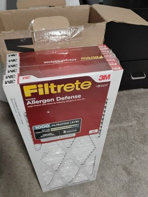 Filtrete 12x30x1 AC Furnace Air Filter, MERV 11, MPR 1000, 6 PACK FILTER