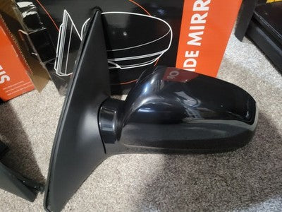 2Pcs Power Mirror w/ Power Heated Manual Folding Smooth Black for Suzuki Forenza