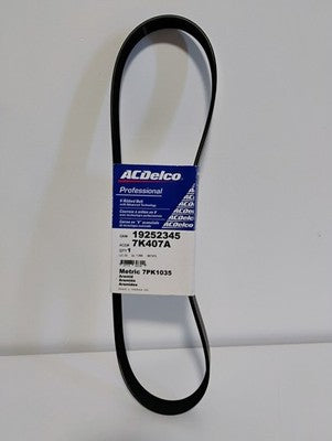 ACDelco Gold 7K407A Standard V-Ribbed Serpentine Belt Black NEW