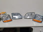 97-03 Expedition 97-03 Ford F150 Chrome Headlights Headlamps Set  FLAWED READ