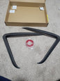 Front Fog Light Trim Cover for Tesla Model Y Juniper 2025 2026 Carbon Fiber