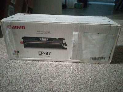 Canon EP-87 Black Toner Cartridge, Standard Yield (7433A005AA) EP87BK Sealed