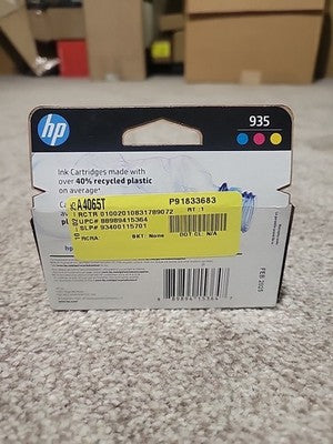 HP 935/N9H65FN Tri-Color Ink Cartridge Exp 02/2025 New Sealed
