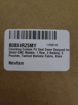 Coverking Seat Covers for 2019–2021 GMC Sierra 1500 Front, w/Pouches Tactical