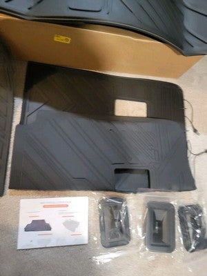 Cargo Mat Backrest Mats for 2024-2026 Chevy Traverse & 2025 2026 Buick Enclave