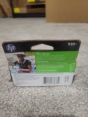 HP 920XL (CD975AN) Black Ink Cartridge Exp 04/2023 New/Sealed