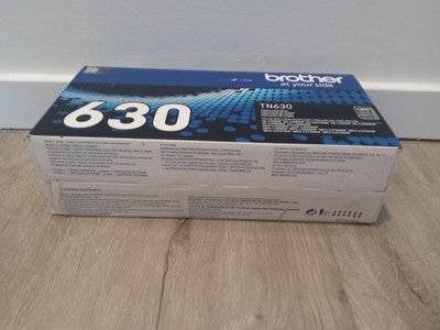 Genuine Brother TN630 Black Toner Cartridge Factory Sealed Open Box