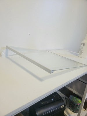 Samsung Left Fixed Refrigerator Glass Shelf DA97-20044A Fits RF28R7351SR Assembl