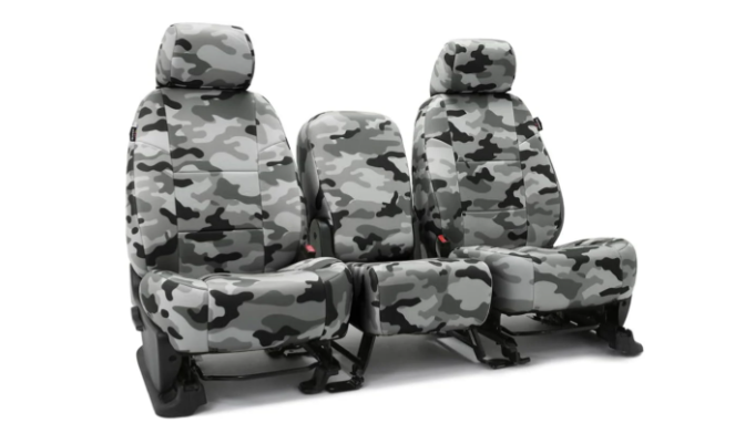 UNKNOWN MODEL Seat Covers, Traditional Camo Urban (Gray) DODGE RAM MODELS