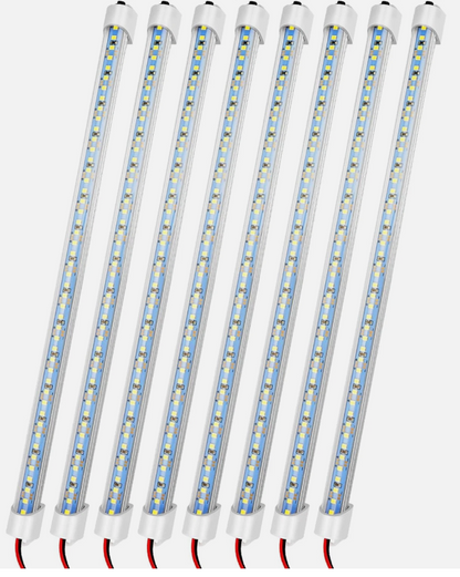 12V Led Interior Light Bar 2 Packs 72Led 6500K White with ON/Off Switch 2 Packs