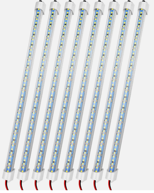 12V Led Interior Light Bar 2 Packs 72Led 6500K White with ON/Off Switch 2 Packs