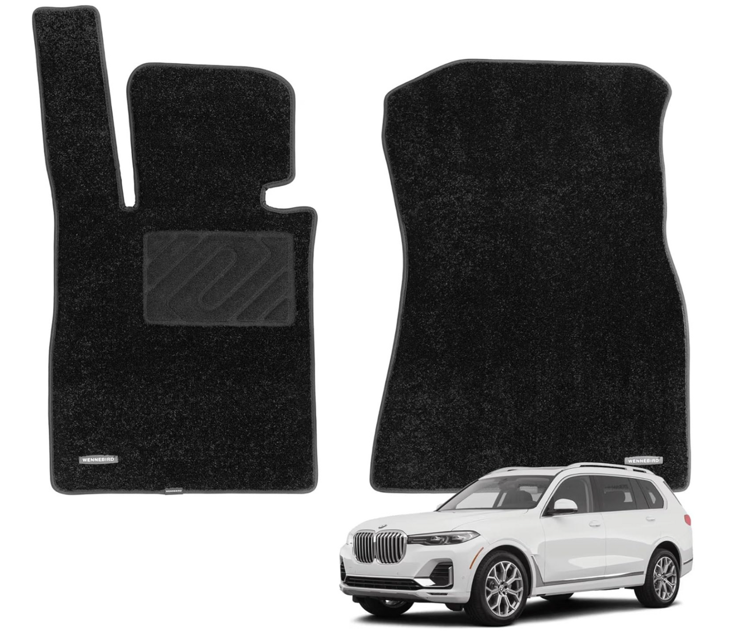Floor Mats for BMW X7 2019-2026 7 Seats Front Row only