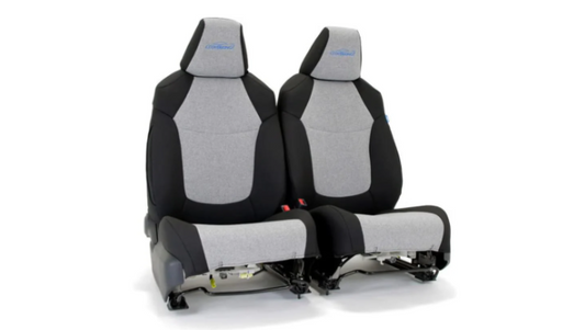 UNKNOWN MODEL Seat Covers, Custom Design, Gray with Black Sides DODGE RAM MODELS