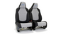 UNKNOWN MODEL Seat Covers, Custom Design, Gray with Black Sides DODGE RAM MODELS