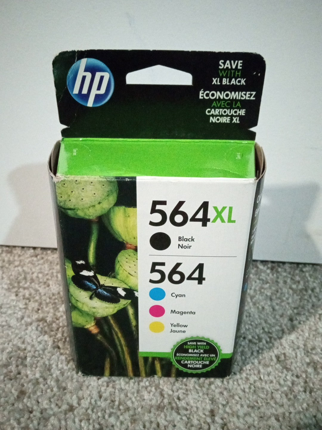 HP 564 / 564XL Ink Cartridges (Cyan Magenta Yellow Black) Exp March 2019